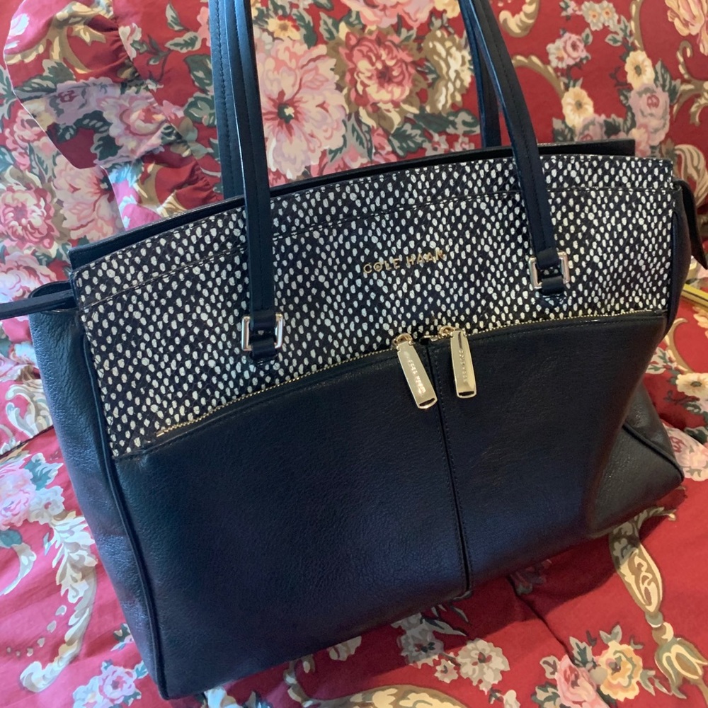 Cole Haan leather tote bag